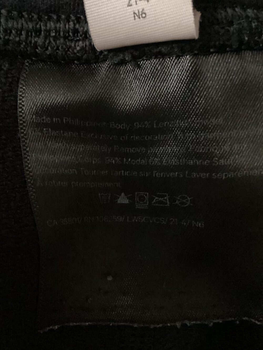 Lululemon Womans High-Rise Black Align Leggings Supportive Waistband Yoga Pants - Picture 8 of 8